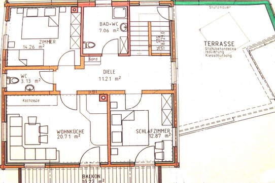 Grundriss Obergeschoss
