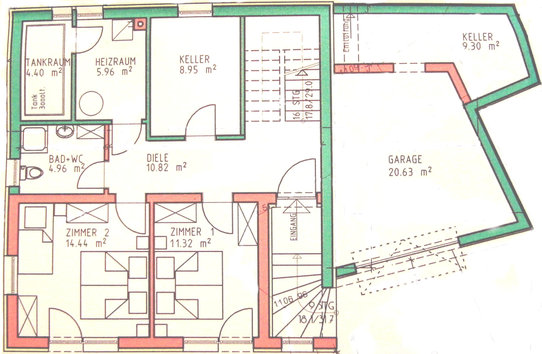 Grundriss Untergeschoss